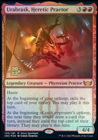 Urabrask, Heretic Praetor [Streets of New Capenna Prerelease Promos] - La Boîte Mystère ( The Mystery Box)