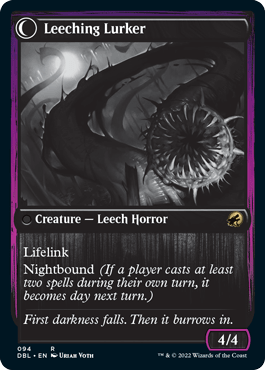 Curse of Leeches // Leeching Lurker [Innistrad: Double Feature] - La Boîte Mystère ( The Mystery Box)