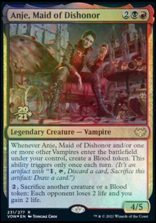 Anje, Maid of Dishonor [Innistrad: Crimson Vow Prerelease Promos] - La Boîte Mystère ( The Mystery Box)