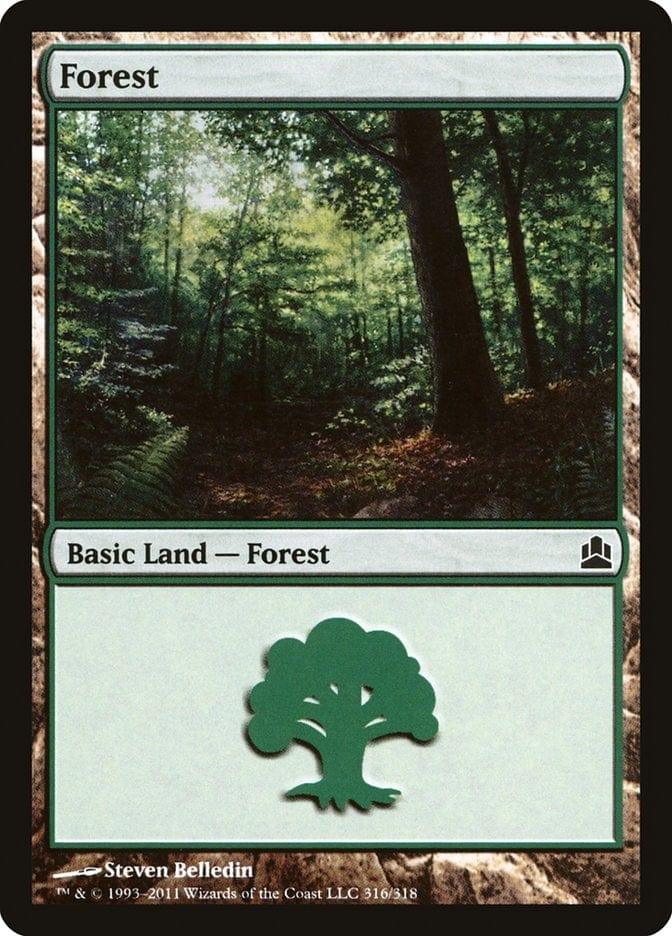 Forest (316) [Commander 2011] - La Boîte Mystère ( The Mystery Box)