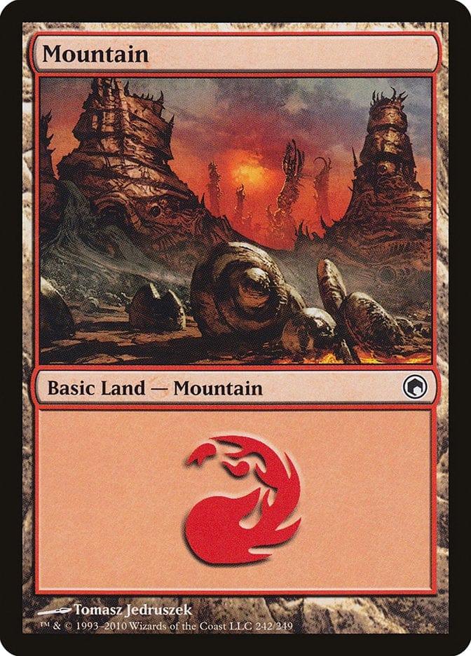 Mountain (242) [Scars of Mirrodin] - La Boîte Mystère ( The Mystery Box)