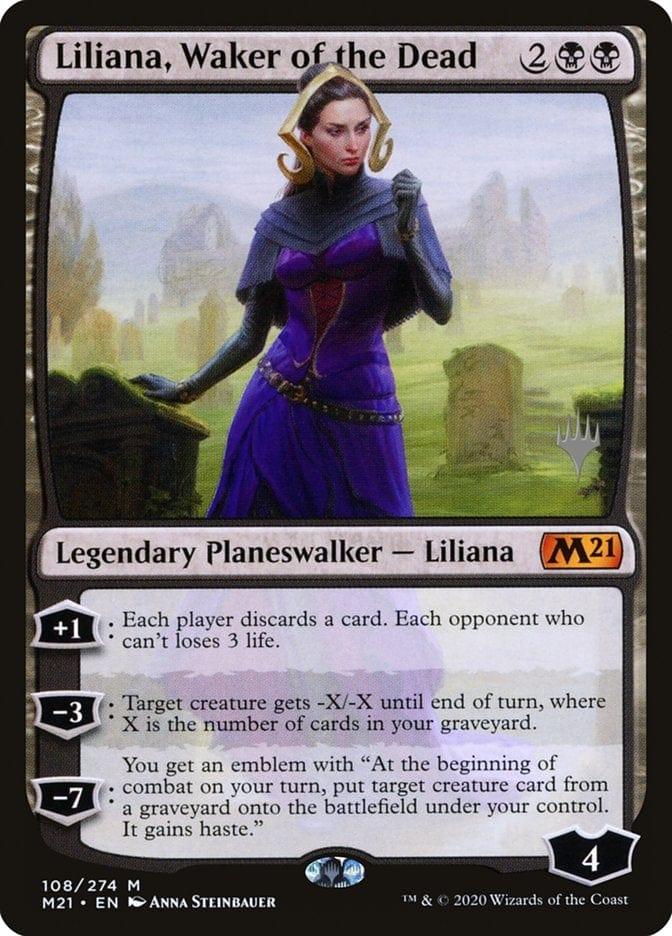 Liliana, Waker of the Dead (Promo Pack) [Core Set 2021 Promos] - La Boîte Mystère ( The Mystery Box)