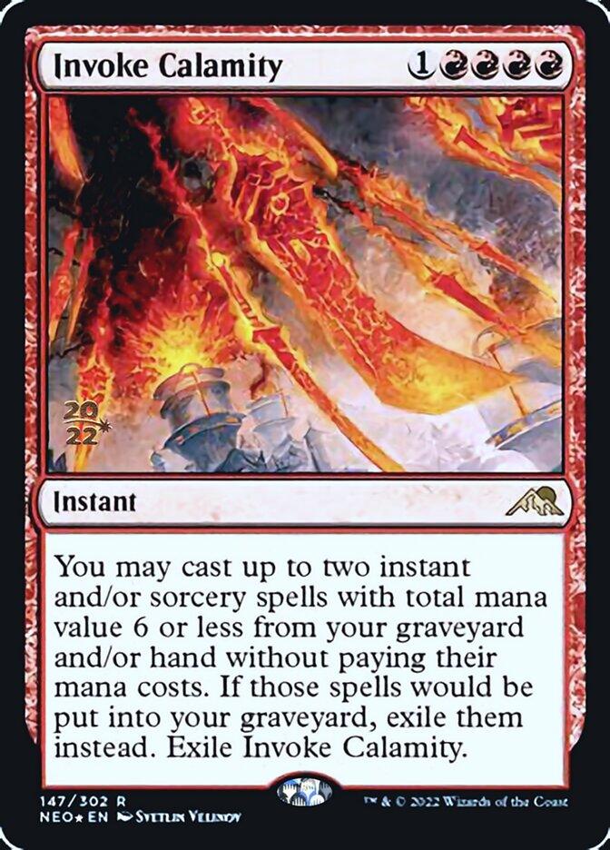 Invoke Calamity [Kamigawa: Neon Dynasty Prerelease Promos] - La Boîte Mystère ( The Mystery Box)