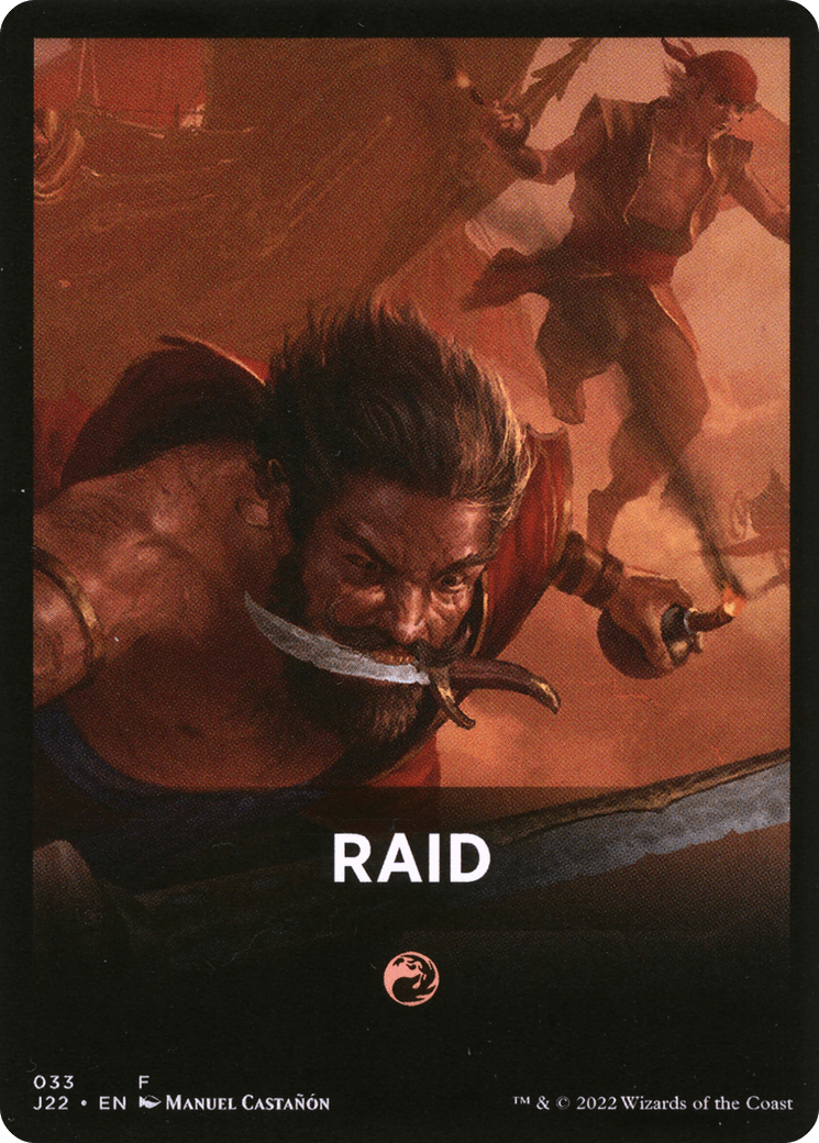 Raid Theme Card [Jumpstart 2022 Front Cards] - La Boîte Mystère ( The Mystery Box)