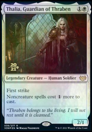 Thalia, Guardian of Thraben [Innistrad: Crimson Vow Prerelease Promos] - La Boîte Mystère ( The Mystery Box)