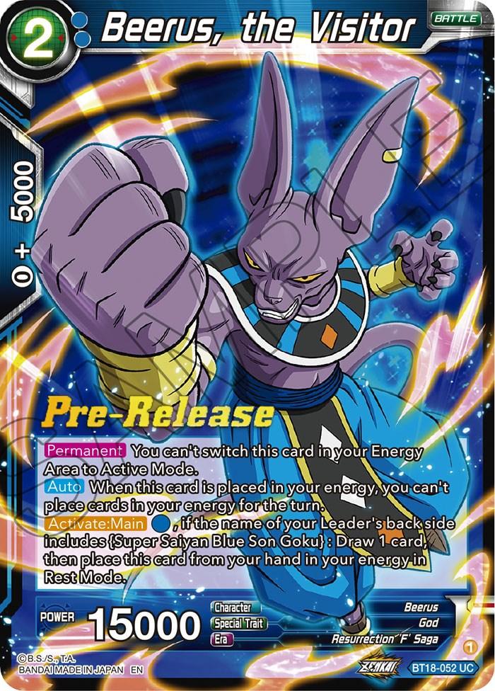Beerus, the Visitor (BT18-052) [Dawn of the Z-Legends Prerelease Promos] - La Boîte Mystère ( The Mystery Box)