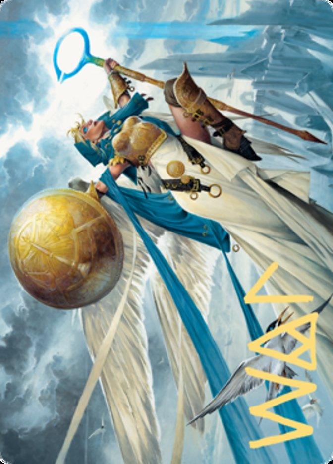 Linvala, Shield of Sea Gate Art Card (Gold-Stamped Signature) [Zendikar Rising Art Series] - La Boîte Mystère ( The Mystery Box)