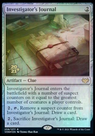 Investigator's Journal [Innistrad: Crimson Vow Prerelease Promos] - La Boîte Mystère ( The Mystery Box)