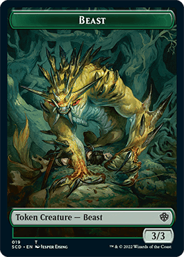 Beast // Beast Double-Sided Token [Starter Commander Decks] - La Boîte Mystère ( The Mystery Box)