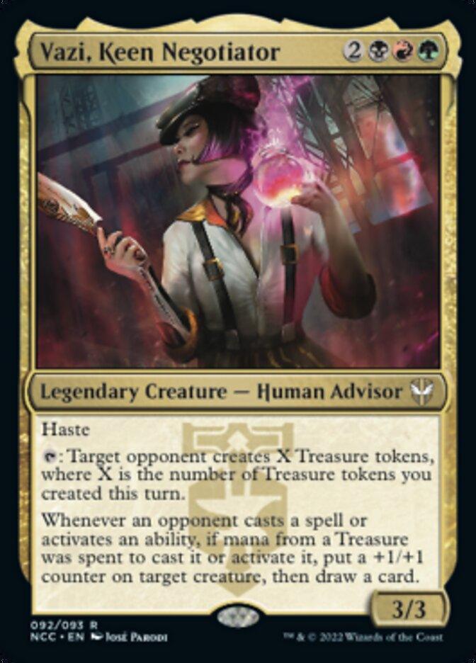 Vazi, Keen Negotiator [Streets of New Capenna Commander] - La Boîte Mystère ( The Mystery Box)