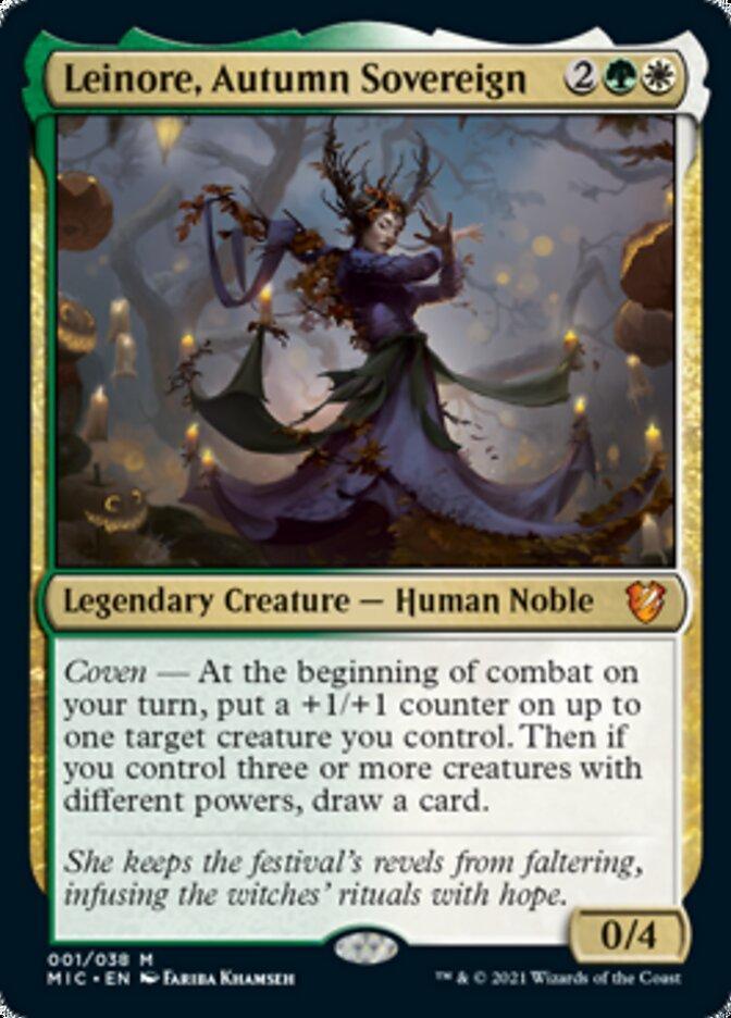 Leinore, Autumn Sovereign (Display Commander) [Innistrad: Midnight Hunt Commander] - La Boîte Mystère ( The Mystery Box)