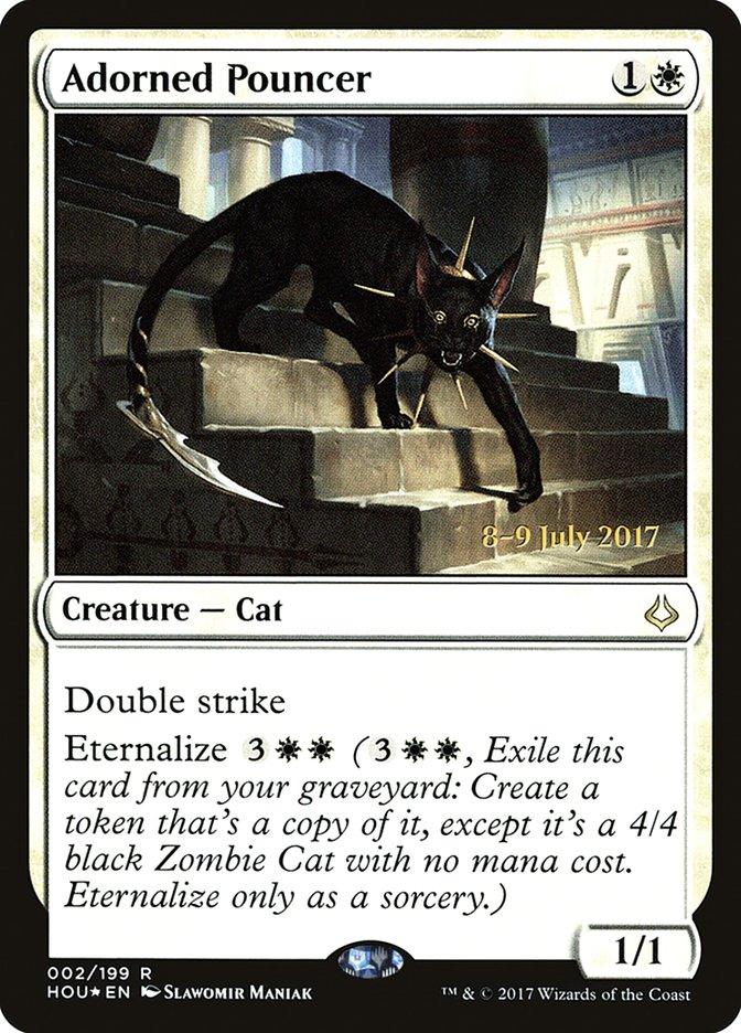 Adorned Pouncer [Hour of Devastation Prerelease Promos] - La Boîte Mystère ( The Mystery Box)