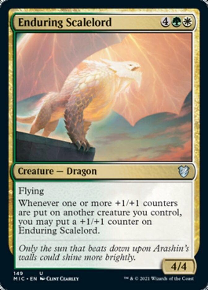 Enduring Scalelord [Innistrad: Midnight Hunt Commander] - La Boîte Mystère ( The Mystery Box)