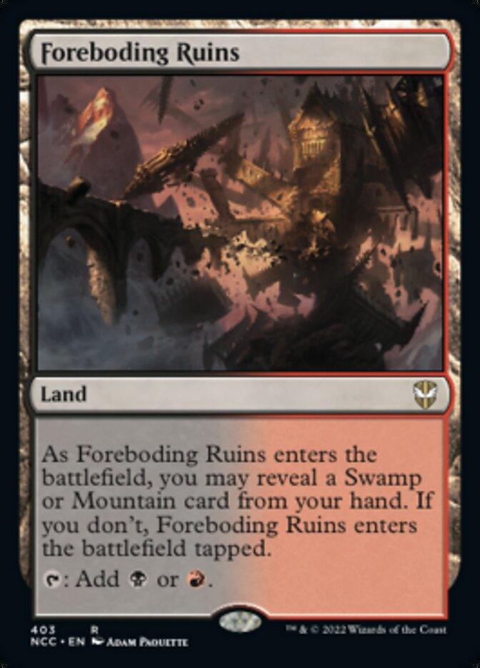 Foreboding Ruins [Streets of New Capenna Commander] - La Boîte Mystère ( The Mystery Box)