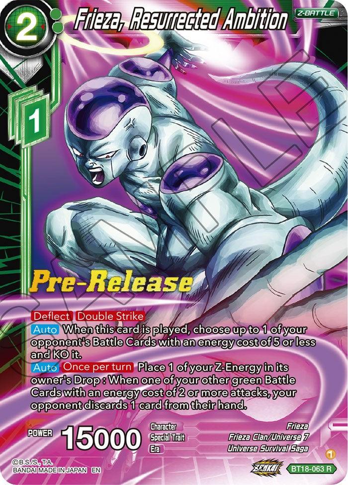 Frieza, Resurrected Ambition (BT18-063) [Dawn of the Z-Legends Prerelease Promos] - La Boîte Mystère ( The Mystery Box)