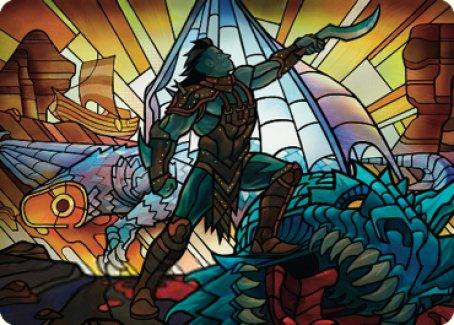 Astor, Bearer of Blades Art Card [Dominaria United Art Series] - La Boîte Mystère ( The Mystery Box)