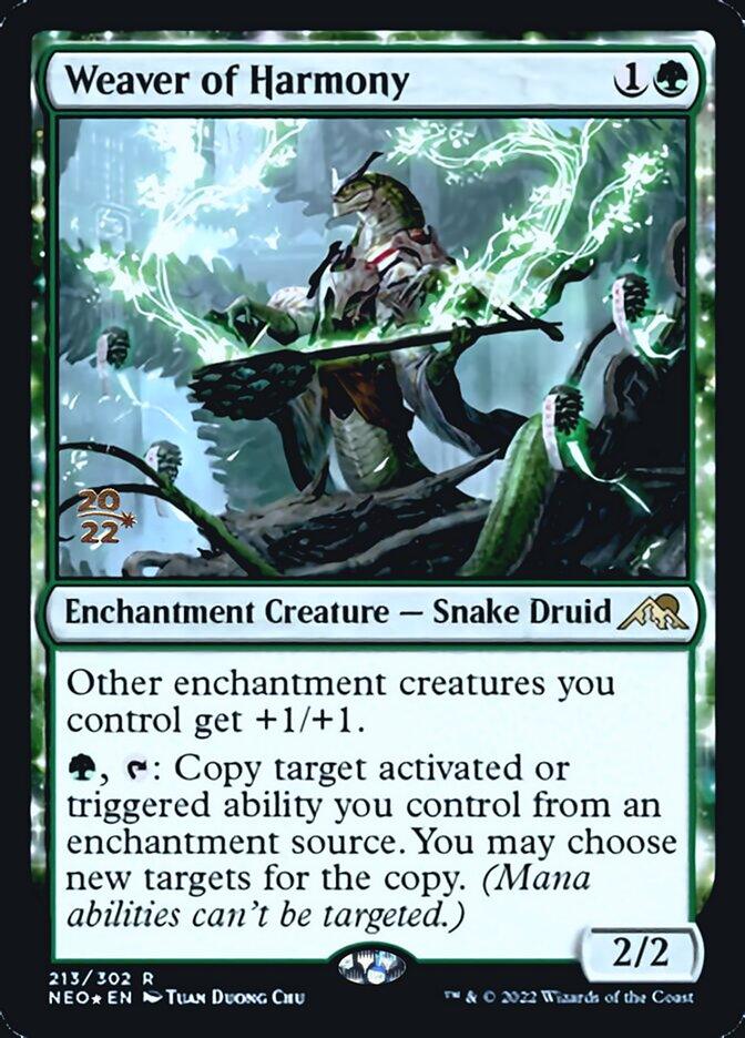 Weaver of Harmony [Kamigawa: Neon Dynasty Prerelease Promos] - La Boîte Mystère ( The Mystery Box)