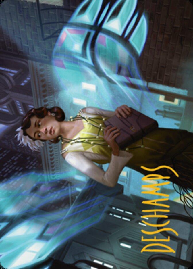 Giada, Font of Hope 1 Art Card (Gold-Stamped Signature) [Streets of New Capenna Art Series] - La Boîte Mystère ( The Mystery Box)