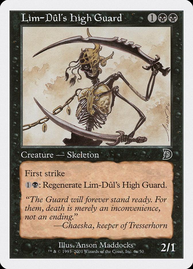 Lim-Dul's High Guard (Holding Sword) [Deckmasters] - La Boîte Mystère ( The Mystery Box)