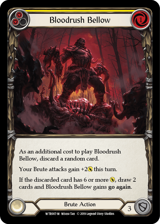 Bloodrush Bellow [WTR007-M] Alpha Print Normal - La Boîte Mystère ( The Mystery Box)