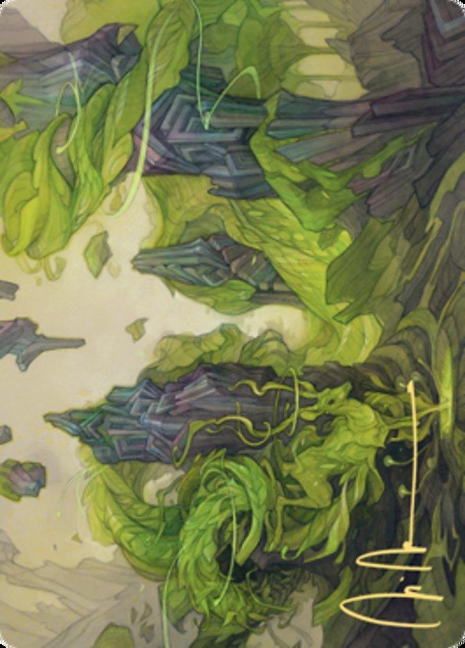 Reclaim the Wastes Art Card (Gold-Stamped Signature) [Zendikar Rising Art Series] - La Boîte Mystère ( The Mystery Box)