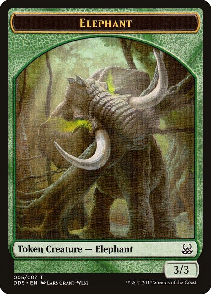 Elephant [Duel Decks: Mind vs. Might Tokens] - La Boîte Mystère ( The Mystery Box)