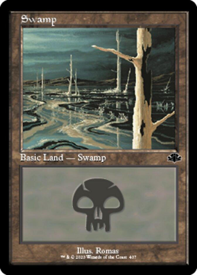 Swamp (407) (Retro) [Dominaria Remastered] - La Boîte Mystère ( The Mystery Box)