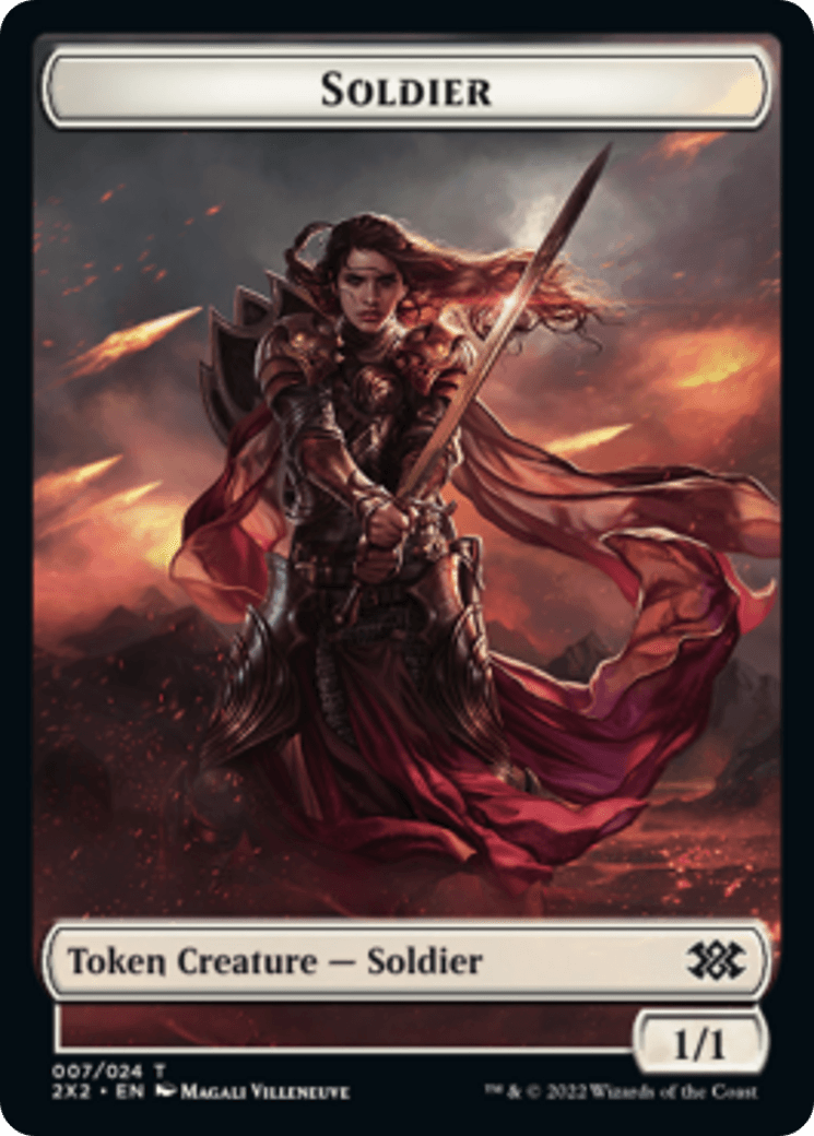 Faerie Rogue // Soldier Double-sided Token [Double Masters 2022 Tokens] - La Boîte Mystère ( The Mystery Box)