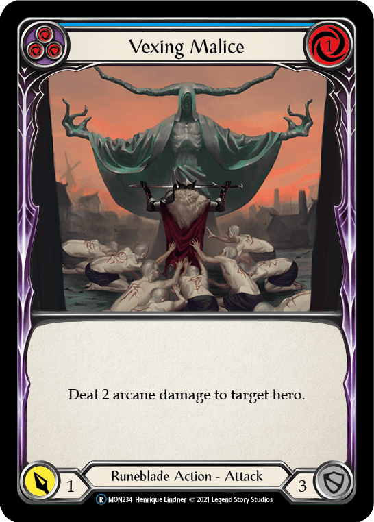 Vexing Malice (Blue) [U-MON234] Unlimited Normal - La Boîte Mystère ( The Mystery Box)