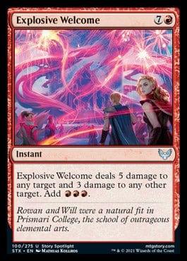 Explosive Welcome [Strixhaven: School of Mages] - La Boîte Mystère ( The Mystery Box)