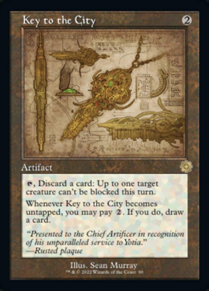 Key to the City (Retro Schematic) [The Brothers' War Retro Artifacts] - La Boîte Mystère ( The Mystery Box)