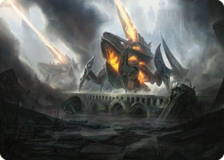 Skitterbeam Battalion Art Card [The Brothers' War Art Series] - La Boîte Mystère ( The Mystery Box)