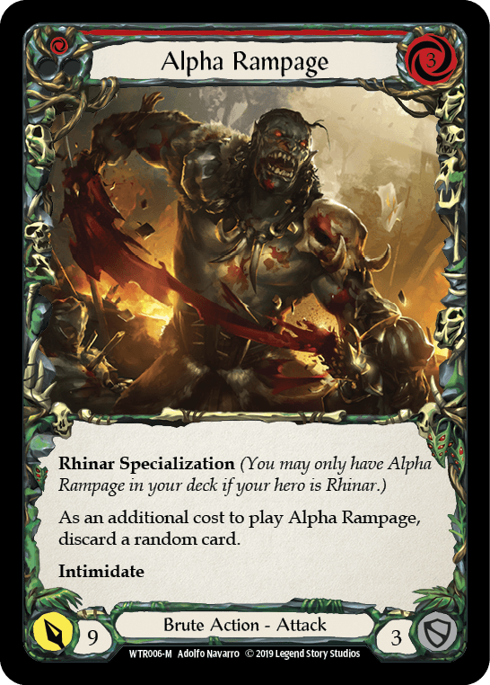 Alpha Rampage [WTR006-M] Alpha Print Normal - La Boîte Mystère ( The Mystery Box)