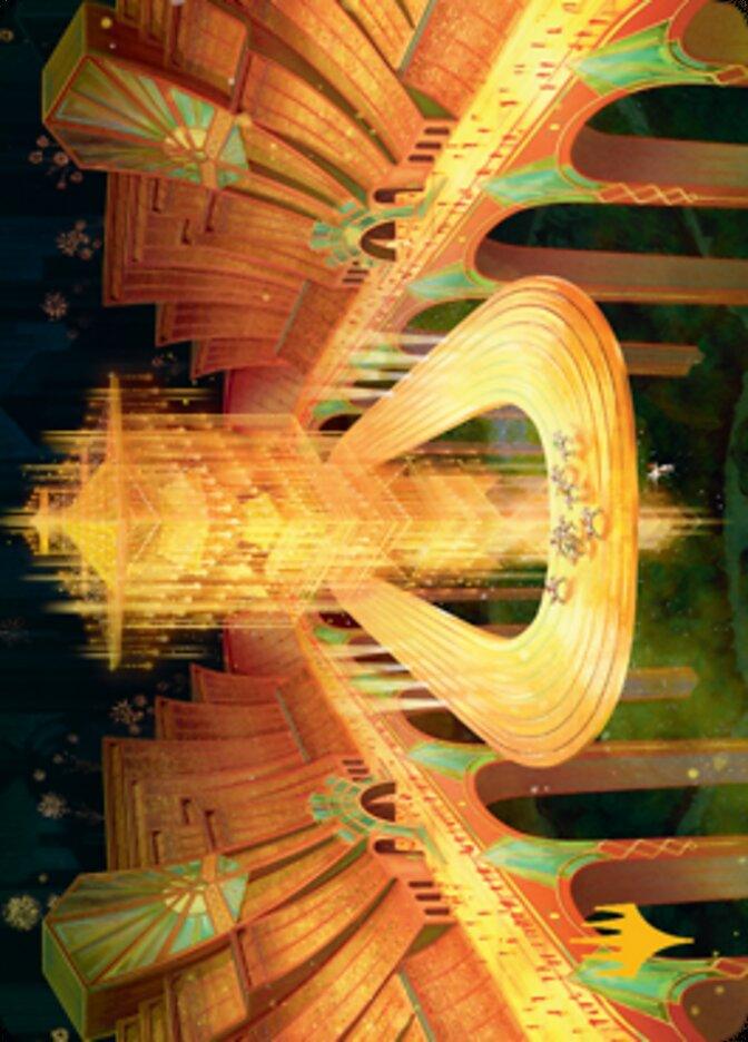 Racers' Ring Art Card (Gold-Stamped Signature) [Streets of New Capenna Art Series] - La Boîte Mystère ( The Mystery Box)