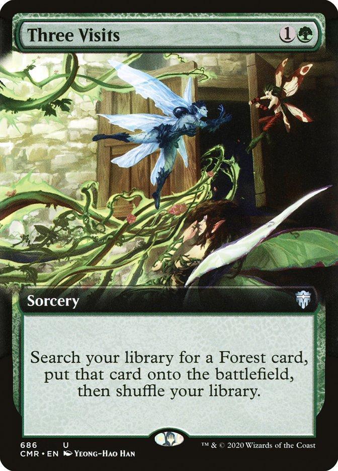 Three Visits (Extended) [Commander Legends Extended] - La Boîte Mystère ( The Mystery Box)