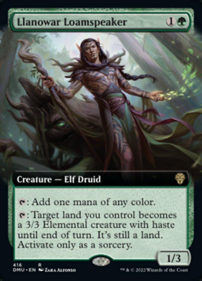 Llanowar Loamspeaker (Extended Art) [Dominaria United] - La Boîte Mystère ( The Mystery Box)
