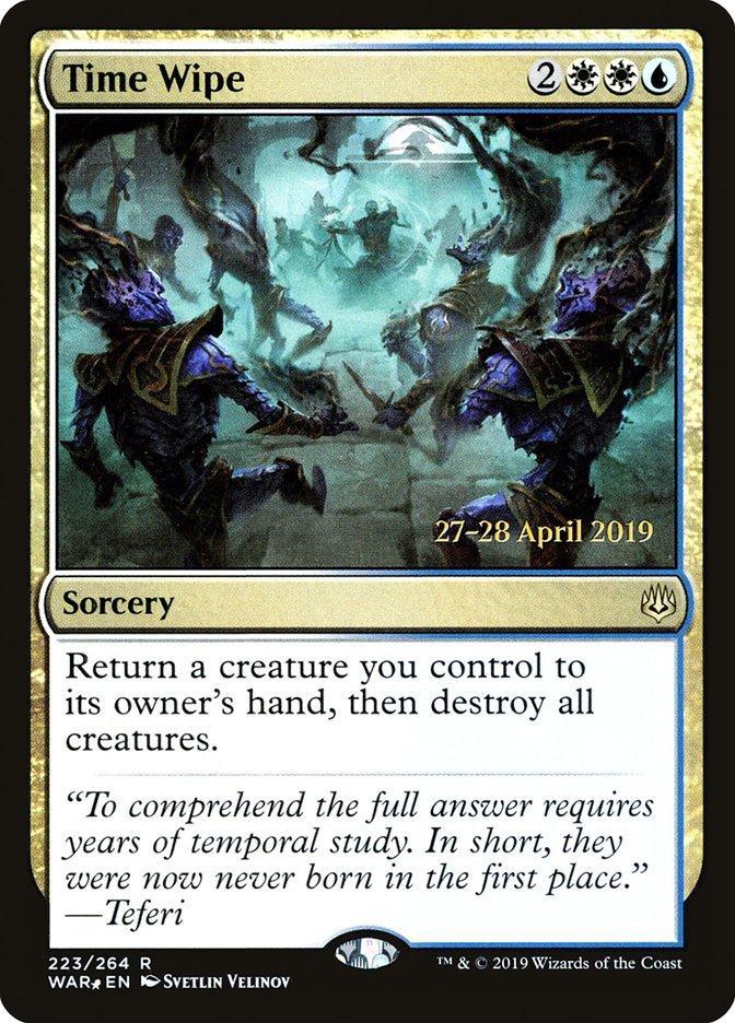 Time Wipe [War of the Spark Prerelease Promos] - La Boîte Mystère ( The Mystery Box)