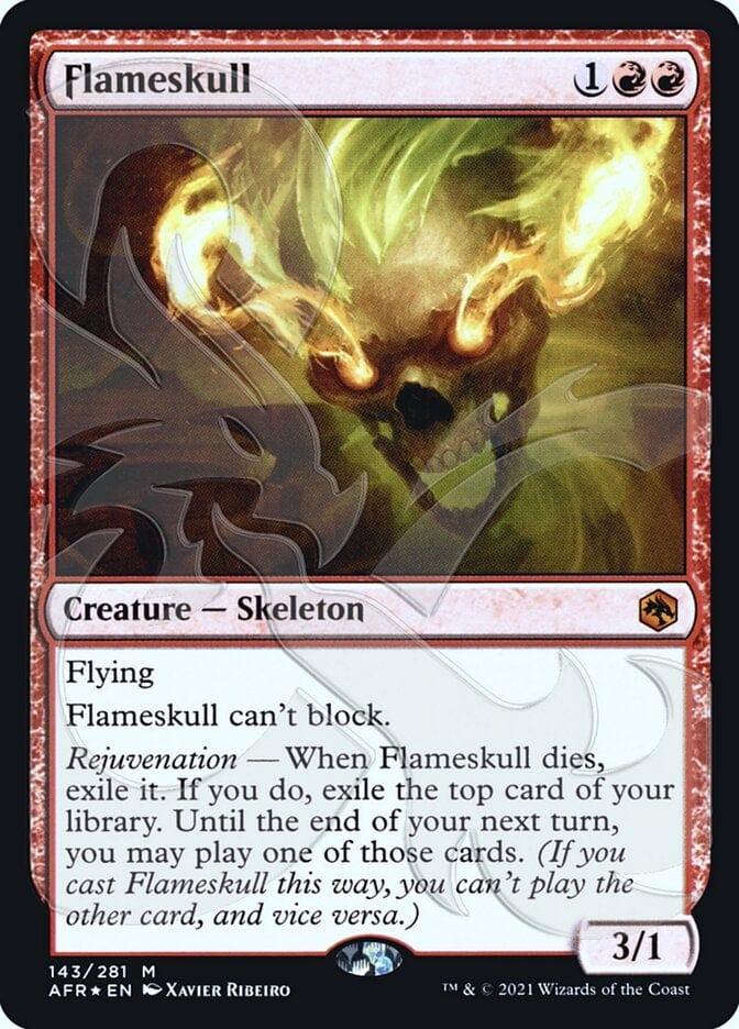 Flameskull (Ampersand Promo) [Dungeons & Dragons: Adventures in the Forgotten Realms Promos] - La Boîte Mystère ( The Mystery Box)