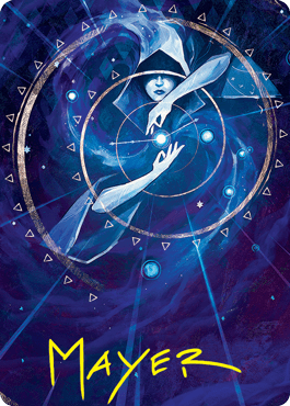 Time Warp Art Card (Gold-Stamped Signature) [Strixhaven: School of Mages Art Series] - La Boîte Mystère ( The Mystery Box)