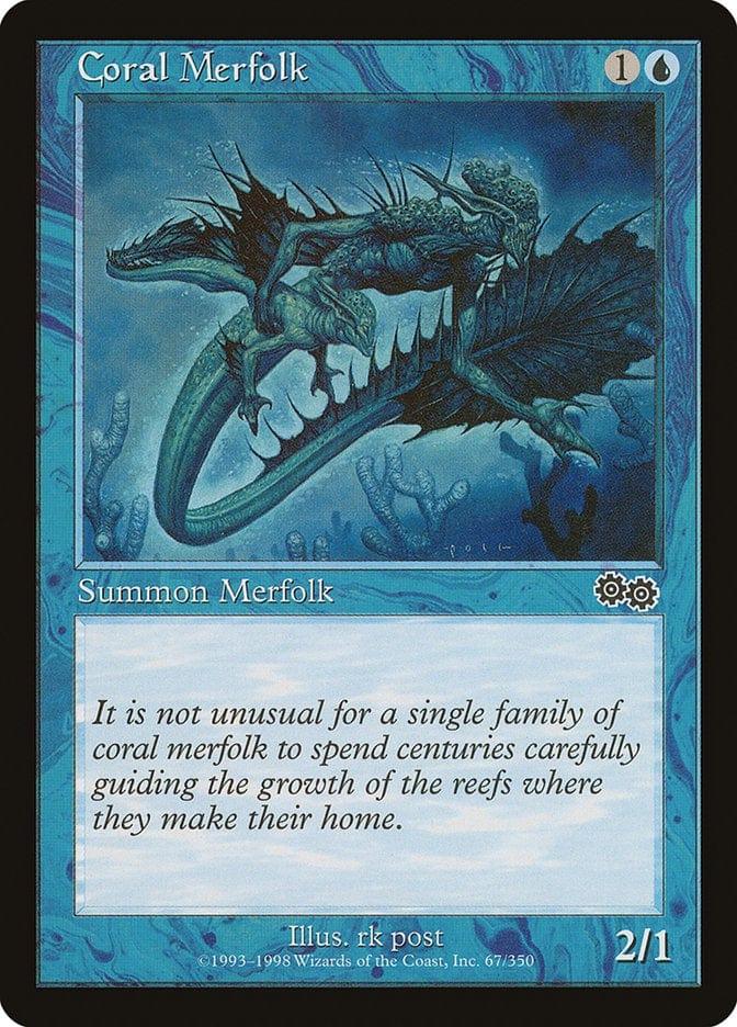 Coral Merfolk [Urza's Saga] - La Boîte Mystère ( The Mystery Box)