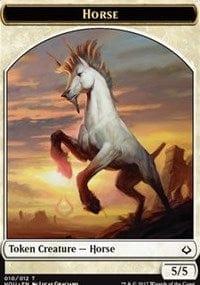 Horse // Warrior Double-sided Token [Hour of Devastation] - La Boîte Mystère ( The Mystery Box)