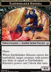 Earthshaker Khenra // Zombie Double-sided Token [Hour of Devastation] - La Boîte Mystère ( The Mystery Box)