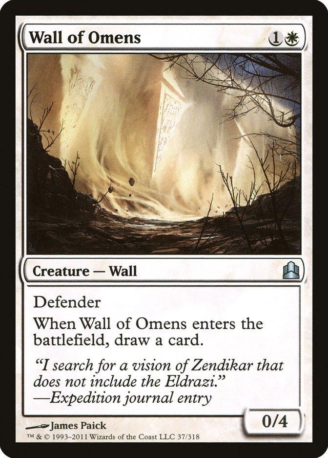 Wall of Omens [Commander 2011] - La Boîte Mystère ( The Mystery Box)