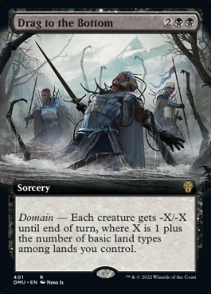 Drag to the Bottom (Extended Art) [Dominaria United] - La Boîte Mystère ( The Mystery Box)