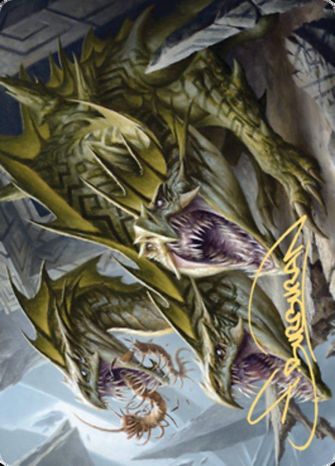 Grakmaw, Skyclave Ravager Art Card (Gold-Stamped Signature) [Zendikar Rising Art Series] - La Boîte Mystère ( The Mystery Box)