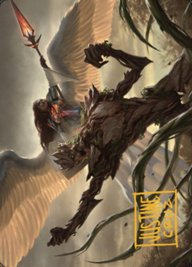 Strength of the Coalition Art Card (Gold-Stamped Signature) [Dominaria United Art Series] - La Boîte Mystère ( The Mystery Box)