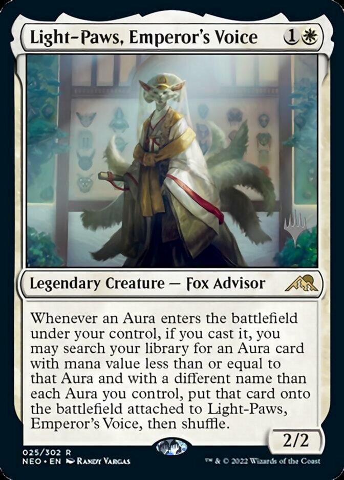 Light-Paws, Emperor's Voice (Promo Pack) [Kamigawa: Neon Dynasty Promos] - La Boîte Mystère ( The Mystery Box)
