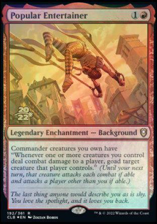 Popular Entertainer [Commander Legends: Battle for Baldur's Gate Prerelease Promos] - La Boîte Mystère ( The Mystery Box)