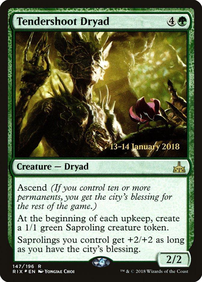 Tendershoot Dryad [Rivals of Ixalan Prerelease Promos] - La Boîte Mystère ( The Mystery Box)