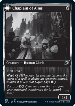 Chaplain of Alms // Chapel Shieldgeist [Innistrad: Double Feature] - La Boîte Mystère ( The Mystery Box)